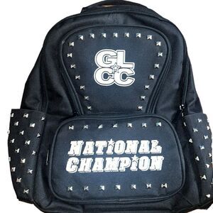National Champion GLCC Black Studded  Cheer And Dance Backpack